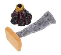 Generic 2Pcs Volcano and Tornado Simulation Models for Realistic Natural Disaster Stem Educational Interactive Science Exploration for Home and Classroom