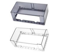 Generic 2pcs Waterproof Socket Box Cover, Thickened Dual-Gang 86 Type Conjoined Wall Panel Case, and Black, Splash-Proof Home Socket Protection for Bathroom Use