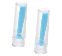 Generic 2pcs Wear Stick Contacts Lens Wearing Rod Silicone Rgp Lens Stick Contact-Lens Remover Compact Rgp Lens Stick Small Contacts-Lens Applicator Nursing Accessories Silica Gel Sky-Blue