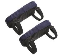 Generic 2Pcs Wheelchair Arm Pads Universal Armrest Cushions Replacement Elbow Rest Pads for Office Chairs Navy Blue Comfortable Armrest Covers for Mobility and Daily Use