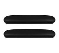 Generic 2pcs Wheelchair Armrest Cushions Chair Arm Pad Replacement Arm Support Relaxes Elbow Fatigue Waterproof Wear-Resistant Sponge Artificial Leather with Hole Distance 22.5cm Universal