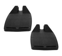 Generic 2pcs Wheelchair Pedal Wheelchair Footrest Heavy Duty Stable Abs Footplates with Ergonomic Design Easy to Carry Improves Quality of Life Elderly People Who Have Lost Both Legs