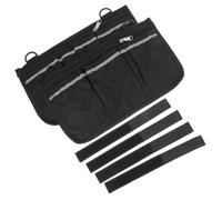Generic 2pcs Wheelchair Side Hanging Bag Armrest Storage Tote with Reflective Strips for Enhanced Visibility Durable Capacity for Wheelchairs Rollators and Walkers
