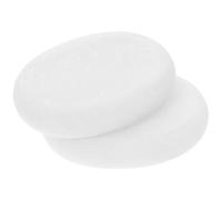Generic 2pcs White Marble Massage Stones Set for Hot with Essential Oil Spa Massagers, Natural Stone Spa Massage Supplies for Relaxation and Wellness