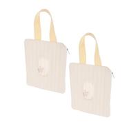 Generic 2pcs Wipes Bag Trash Bag Dispenser Travel Wipes Pump Bottle Dispenser Diapers Wipe Container Wipe Dispenser Wipe Holder Travel Butt Wipes Container White Cotton
