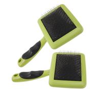 Generic 2pcs Wire Needle Felting Brush Pad Hand Carders for Wool Needlework Crafts for Adults Punch Needle Coaster Kit Felting Needles Toolbox Pen Scraper Tool Felting Material Plastic