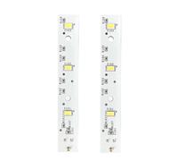 Generic 2Pcs WR55X26671 For Refrigerator Waterproof LED Light Board DIY Part For Machine Bulb Replacement Refrigerator Accessories