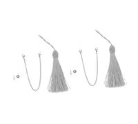 Generic 2sets Tone Kalimba Tremolo Chain Tassel Multi-functional Thumb Piano Accessory Smooth Design for Easy Installation Musical Play Effect