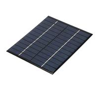 Generic 2W 12V Polycrystalline Silicon Solar Panel Module, Durable and Efficient Solar Charging Solution for DIY Projects and Small Home Lighting, 5.4"x4.3", 1 Pack