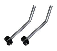Generic 2X Anti-tip Set for Wheelchairs, Small Foot Wheel for Disabilities