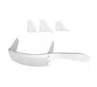 Generic 2x Comfortable Grip Hair Cutting Comb, Rounded Pin Accessories, Flat Top Comb, Curved Shape Comb