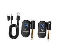 Generic 2x Guitar Transmitter for Guitar System Dynamic Microphone
