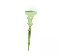Generic 2x Hair Dyeing Brush Dyeing Comb Hair Dyeing Tool Styling Comb Multifunctional PP Material Stretch Design for Women's Hair Home Use Hair Salo