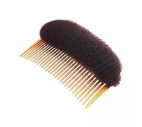 Generic 2x Volume Bump Hairpiece, Clip Styling Insert for Women, Invisible Hairdresser Clip with Breathable PP Material for Women's Hairstyles