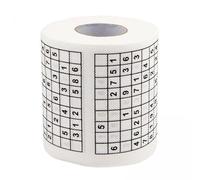 Generic 2x1 Roll Sudoku Toilet Paper, Puzzle Toilet Paper, Eco Friendly Soft Funny Toilet Paper, Tissue Napkin for Christmas Party, 2 Pcs