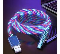 Generic 3.3 FT 540° Rotating Streamer Data Cable, 120W PD 5A Fast Charging & Sync, USB C Cable for iPhone Samsung Laptop Car