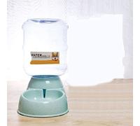 Generic 3.8L Automatic Pet Feeder Non Slip Detachable Safe Material High Capacity for Dog Plastic Food Feeder (For Water Green)