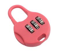 Generic 3-Digit Combination Lock for Luggage, Suitcases, Backpacks, Made of Aluminum Alloy, Suitable for Travel, Deep Pink