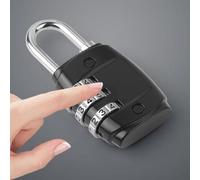 Generic 3-Digit Combination Padlock Secure Travel Lock for Gym Lockers, Cabinets and Luggage