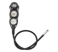 Generic 3 Gauge Scuba Diving Console Featuring Accurate Depth Pressure Gauge and Compass for Underwater Exploration Compact Design