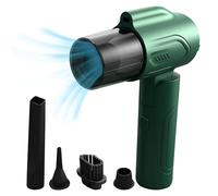 Generic 3-in-1 Powerful Cordless Dust Blower High Speed Mini Blower - Foldable Rechargeable Keyboard Cleaner Electric Air Duster for Car Home