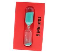 Generic 3-in-1 Sand Timer for Toilet Use 3-minute 5-minute and 7-minute Egg Timer Red Hourglass Loud Alert for Boys and Girls and Cooking