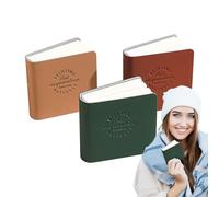 Generic 3 Pack 2x2 Inch Hardback Texture Portable Sketchbook, 144 Sheets, White Matte Paper, Perfect for Watercolor, Drawing, Travel