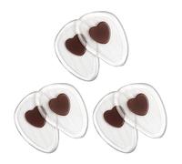 Generic 3 Pairs High Heel Inserts Foot Cushions Gel Shoe Pads Comfortable Relief Walking Sneakers Flats for Men Women
