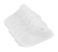 Generic 3 Pairs Homemade Silicone Socks Gel Socks Silicone Feet Care Socks Foot Cover Film Foot Covers for Feet Silicone Foot Wraps Foot Soothing Socks Socks White