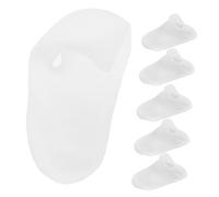 Generic 3 Pairs Homemade Silicone Socks Silicone Foot Beach Socks Foot Covers for Feet Gel Socks Moisture Socks Silicon Moisturizing Socks Foot Cover Film Silicone Foot Spa Acetate White