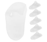 Generic 3 Pairs Homemade Silicone Socks Socks Silicone Foot Mask Silicone Foot Beach Socks Foot Lotion Covers Foot Care Socks Foot Care Supplies Foot Mask Socks Acetate White