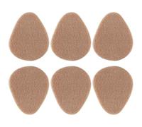 Generic 3 Pairs Thickened Metatarsal Support for Foot Comfort Self-Adhesive Back Glue, Wool Material, Suitable for Ballet and Running Shoes, Prevent Pain and Slipping in High Heels