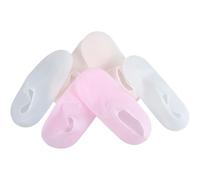 Generic 3 Pairs Transparent Silicone Foot Covers Pedicure Socks for Dry Cracked Feet Lotion Absorbing at Home Spa Beauty Salon