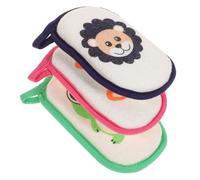 Generic 3 pcs Bath Sponge for Boy Girl Cartoon Animal Design Soft and Safe Newborn Shower Scrubber for Gentle Cleaning of Skin Bathing Sponges