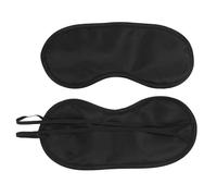 Generic 3 PCS Blindfold Eye Cover Sleep for Team Building Games Party Night Blindfold with Adjustable Strap(Black)