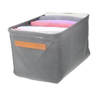 Generic 3 Pcs Clothes Organizers Set 42x28x25cm Fabric Storage Bins Reinforced Handles for Wardrobe and Closet Organization