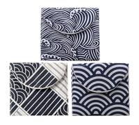 Generic 3 Pcs Sanitary Napkin Storage Bags Set, Lightweight Cloth Nursing Pad Holders with Beautiful Prints, Easy to Clean and Keep Sanitary Napkins Dry, for Color