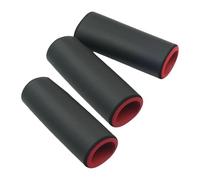 Generic 3-Piece Pull-Up Bar Handle, Foam Padding, Non-Slip, Soft, Comfortable, Suitable for Strength Training, Home Exercises, Indoor Workouts, Black Red