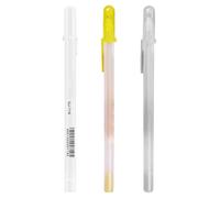 Generic 3-Piece White Paint Pens, Fine Tip, Permanent, Waterproof, Acrylic Markers for Canvas, Fabric, Glass, Plastic