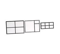 Generic 3 Pieces Window Model Diorama Model Kit Building Layout Materials Dollhouse Miniature Window Sturdy Acrylic Finish Suitable for Mini House Displays Sa, Multi, Style A