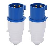 Generic 3-Pin Industrial Power Plug and 16A for Safe Power Connections in Industrial Settings 2 Pack
