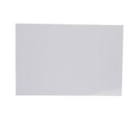 Generic 3 Ply PVC Pickguard Blank Pickguard Sheet 17.13 X 11.61 X 0.09 in for DIY Electric Guitar Bass Custom Cutting Black Scratch Plate Board (White)