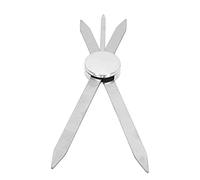 Generic 3 Point Positioning Eyebrow Makeup Ruler, Effective Solution for Uneven Height of Eyebrows, Easy To Use for Novices, Artists,Excellent Stainless Steel Material