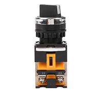 Generic 3 Position Self-Locking Switch for Starter Relay Contact Electrical Circuit, 1NC+2NO Selector Switch for Replacement, for Remote Control, Long Serving Life