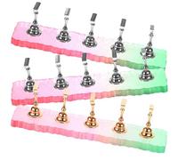 Generic 3 Sets Acrylic Press on Nails Holder with Smooth Flat Surface and Not Easily Deformed Design for Nail Art Practice and Display Stand
