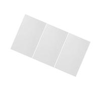 Generic 3 Sheet Blackout Stickers Diffusers for Home Tape Stickers Led Strip Diffuser Tape Blind Screen Blackout Top of Curtain Light Blocker Led Film Screen for Glass PVC White