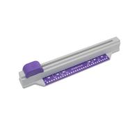 Generic 30 Hole Punch Desktop A4 Paper Punch Adjustable Versatile Durable Metal Craft Puncher, Purple, 46cmx7.5cm