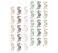 Generic 30 Pcs Chinese Style Metal Nail Charms Dragon Shape Aluminum Alloy Lightweight Nail Art Accessories Dazzling Add Brilliance for Dating and Banquet Decor Color