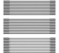 Generic 30 Pcs Coping Saw Blades Set 6-1/2 Inch Pin End Scroll Saw Blade Assortment High Carbon Steel Coping Saw Blades Sturdy Scroll Saw Blade Set with 10pcs 15 TPI 10pcs 18 TPI 10pcs 24 TPI for Wood