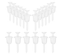 Generic 300 Pairs Transparent Plastic Earring Backs for Studs Soft Clear Ear Safety Pads Backstops Secure Invisible Ear Stopper Backings for Women Men Sports Travel Jewelry Making